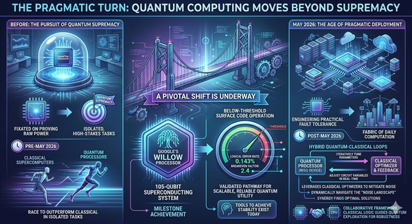 The Pragmatic Turn: Quantum Computing Moves Beyond Supremacy